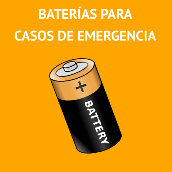 batería para emergencia